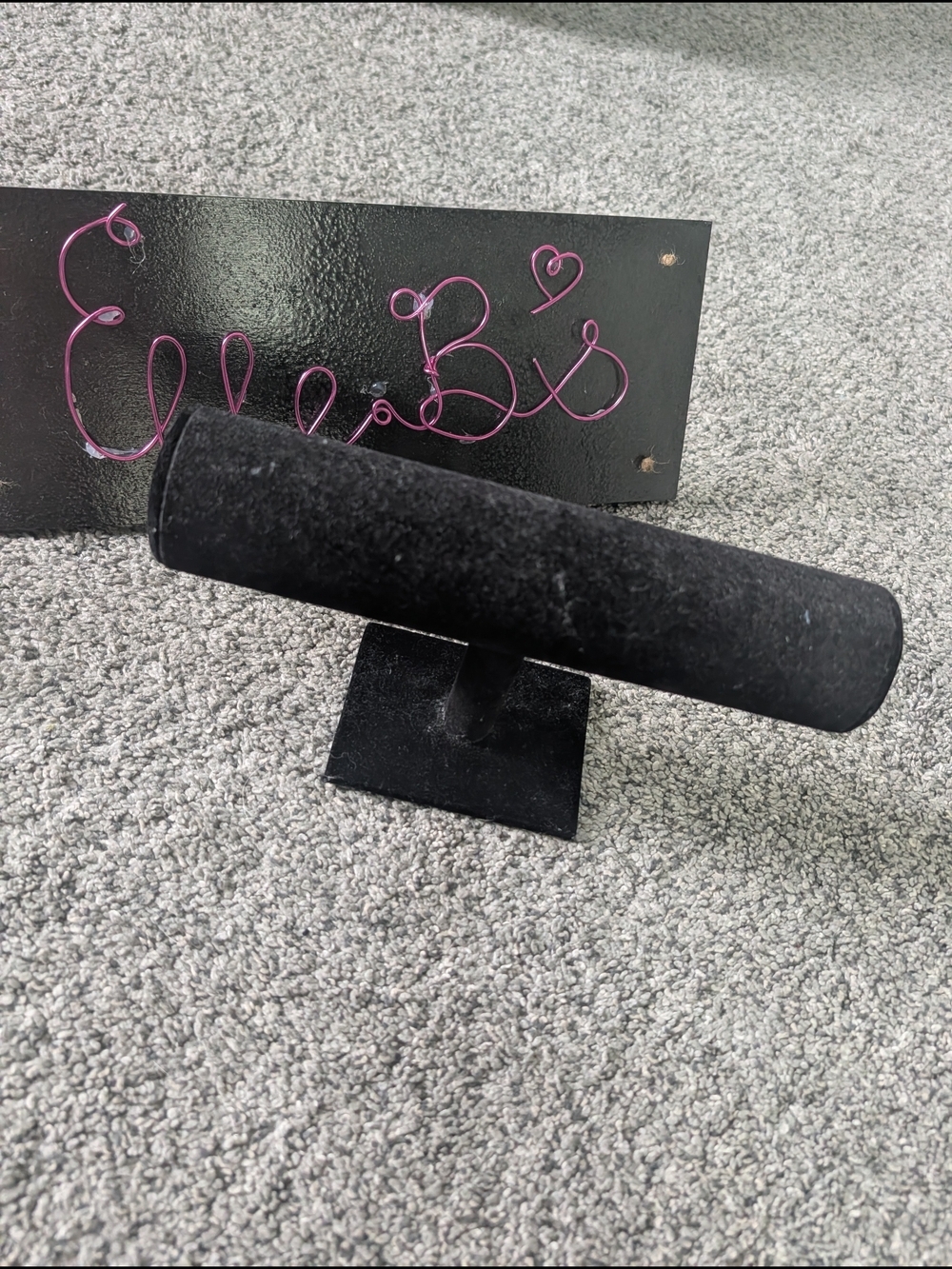 Black Jewelry T-Bar Display Stand - Unbranded